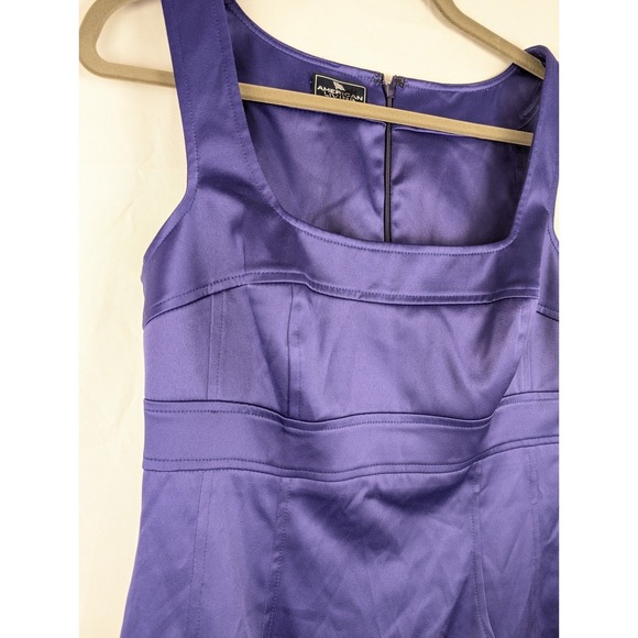 Ralph Lauren American Living Small Dress Purple Plum Sleeveless Cocktail Sheath - Picture 3 of 9